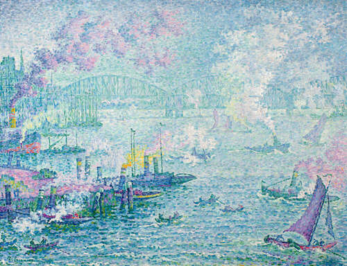 De Haven van Rotterdam door Paul Signac